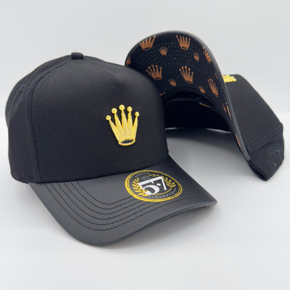 Golden Crown Curved Cap