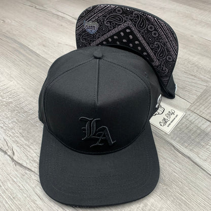 Black LA Bandana Cap