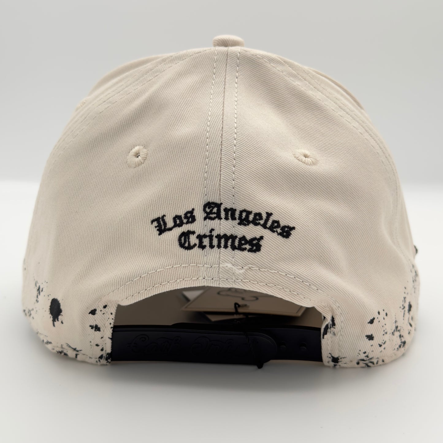 White/Black LA Curved Cap