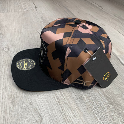 Brown Camo Poker Cap