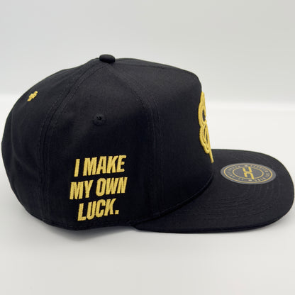 Black/Gold Clover Cap