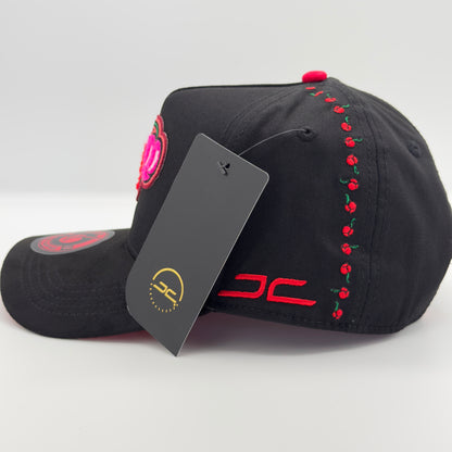 Black/Red Cherry Cap