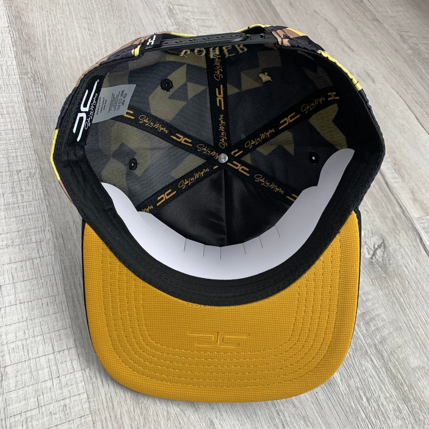 Gorra Barraja Camo Amarillo