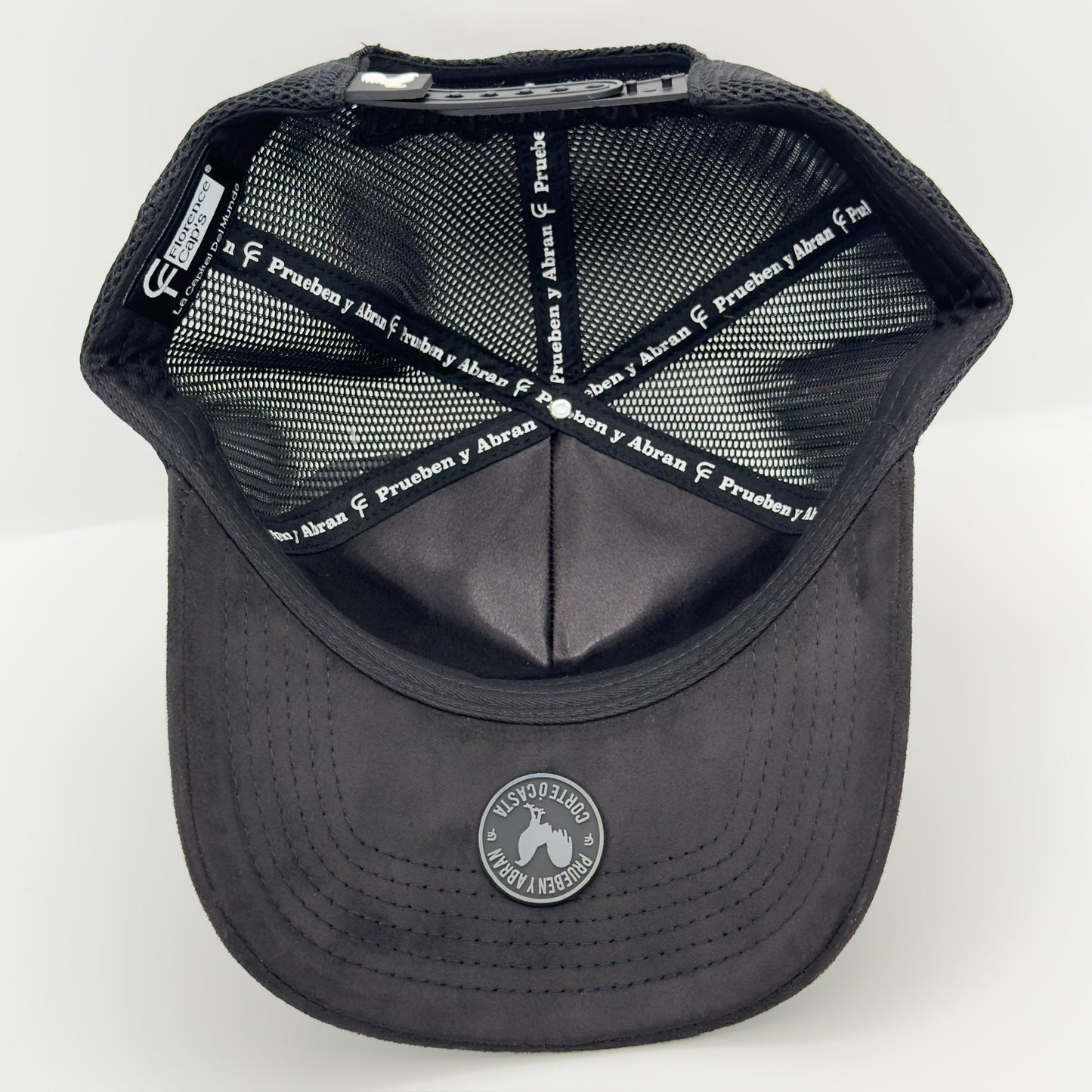 Black Golden Rooster Mesh Cap