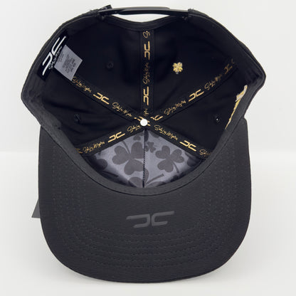 Black/Gold Clover Cap