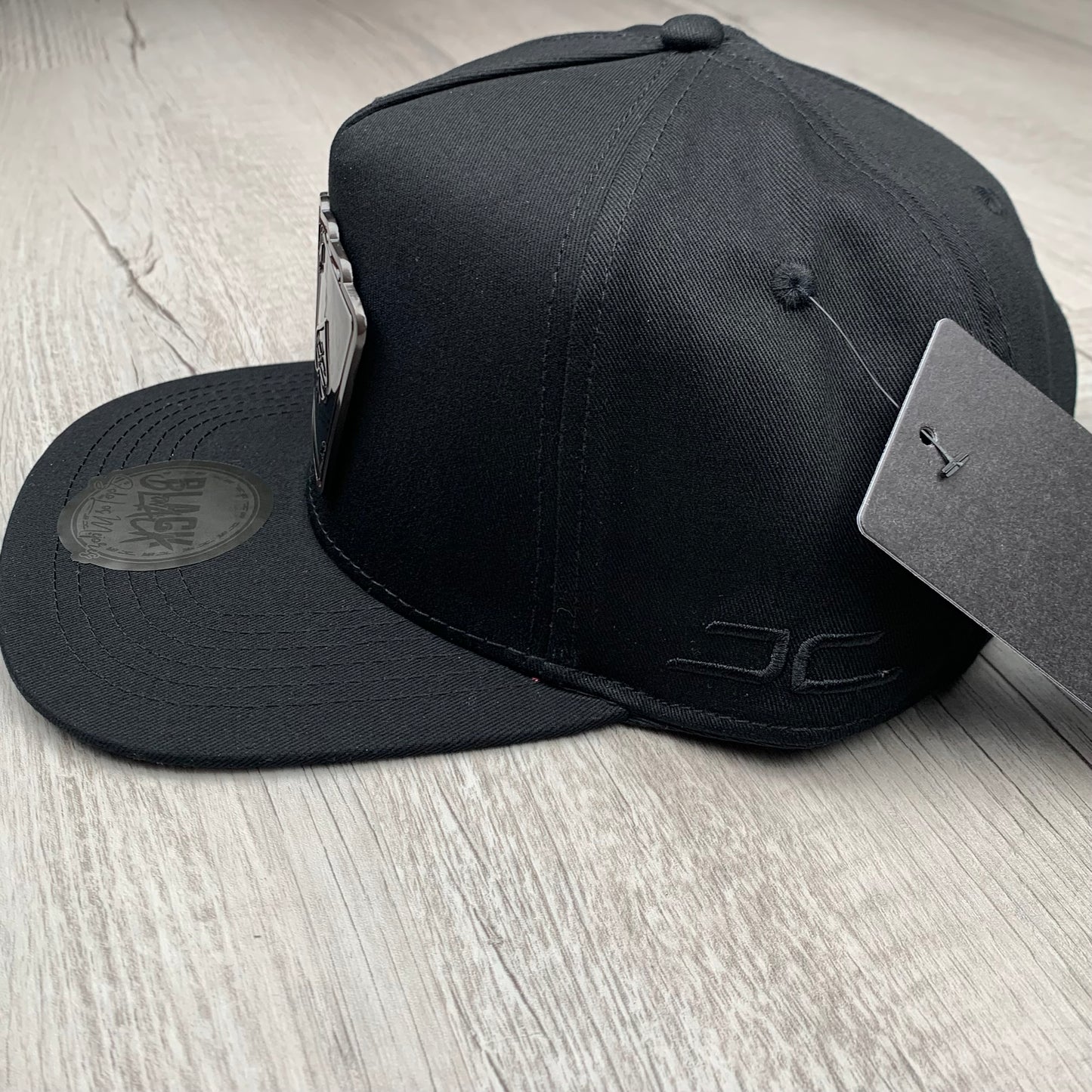 Black on Black Poker Cap