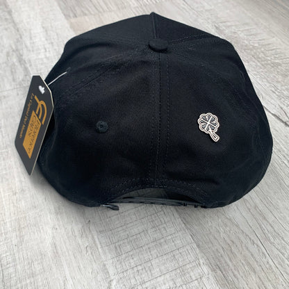 Black Pin Clover Cap