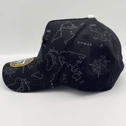 Full Print Money Plane Cap