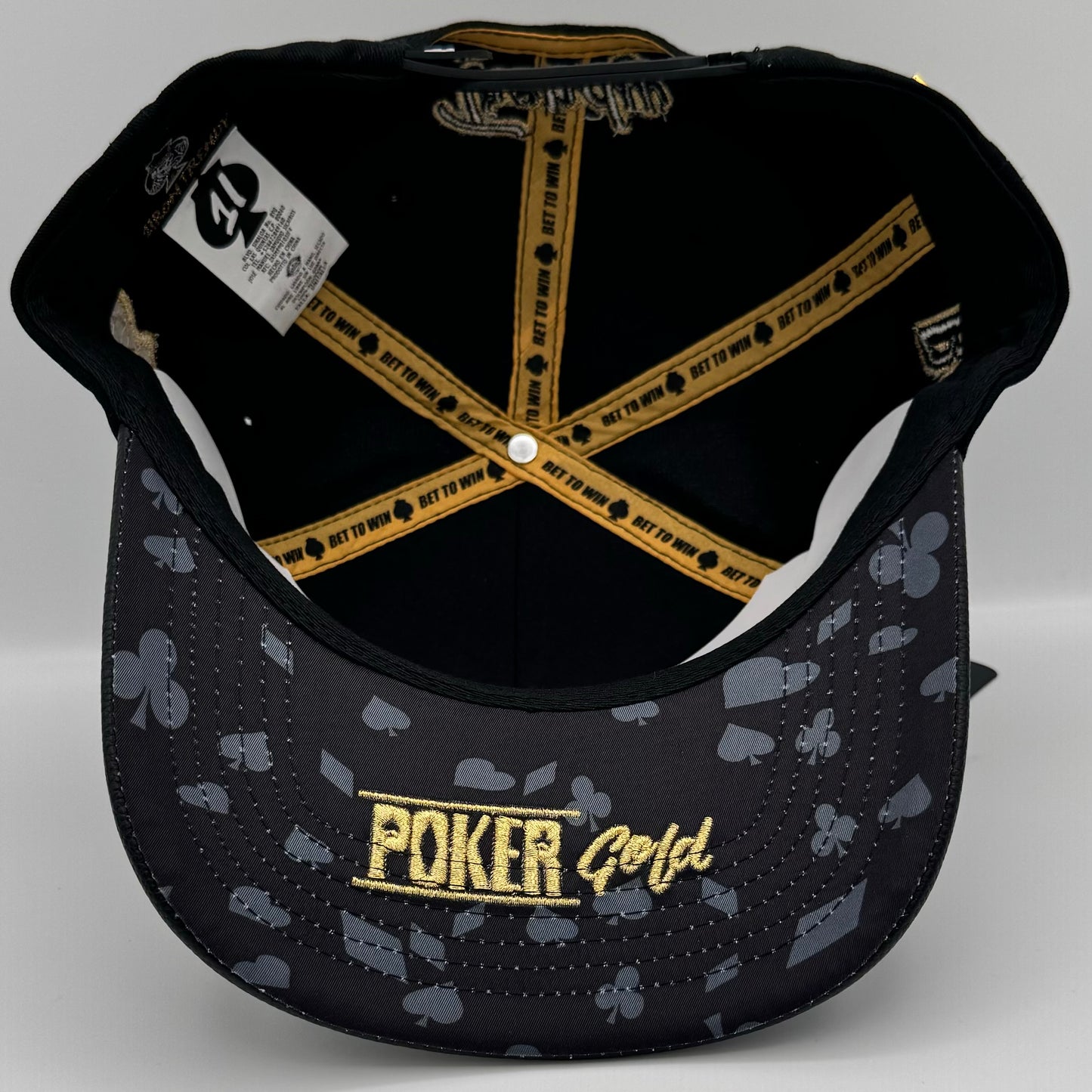 Golden Poker Cap