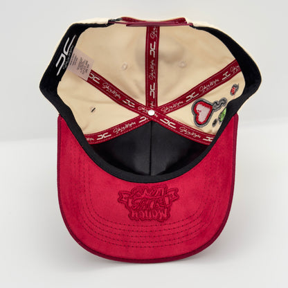 Beige/Red Money Love Cap