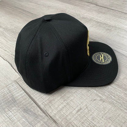 Gorra Negra Signo de Dinero