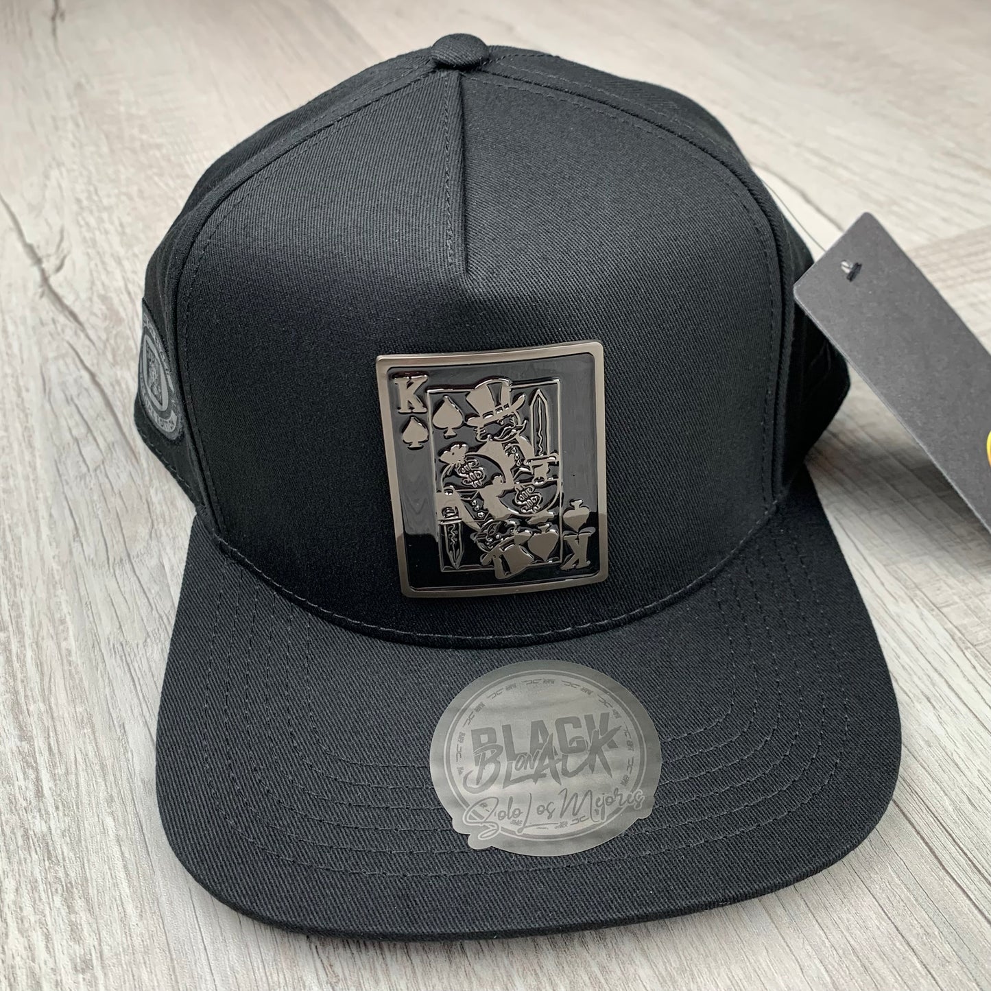 Black on Black King Cap