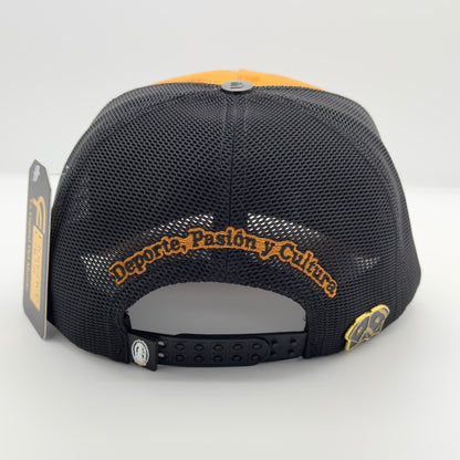 Orange Charreria Mesh Cap