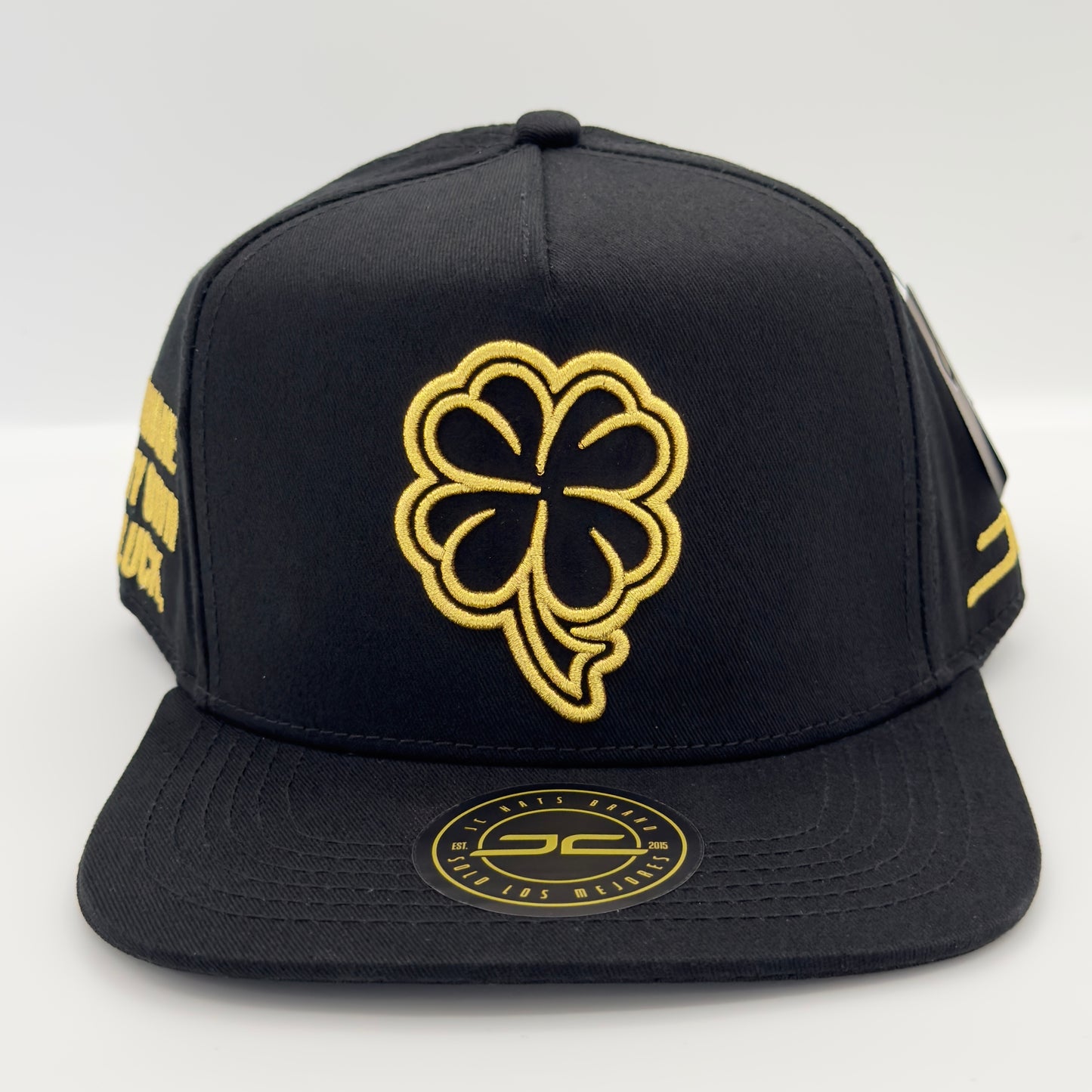 Black/Gold Clover Cap