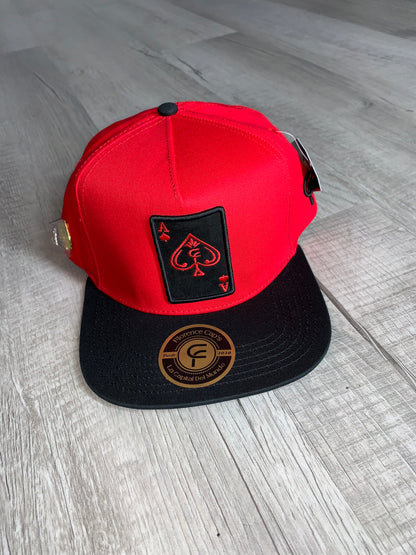 Gorra Roja As de Espadas