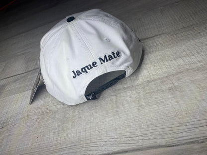 White Checkmate Cap