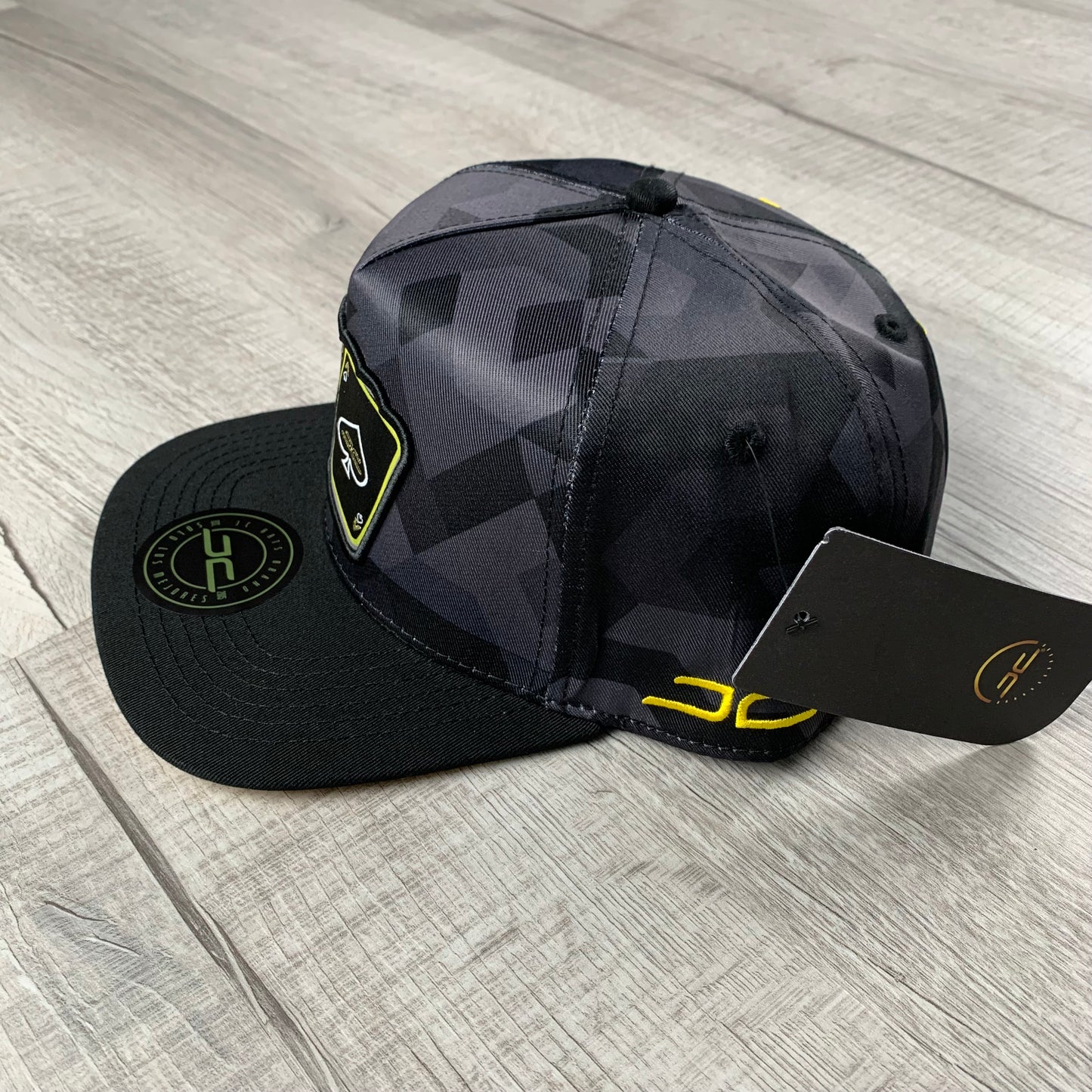 Gray/Yellow Camo Poker Cap