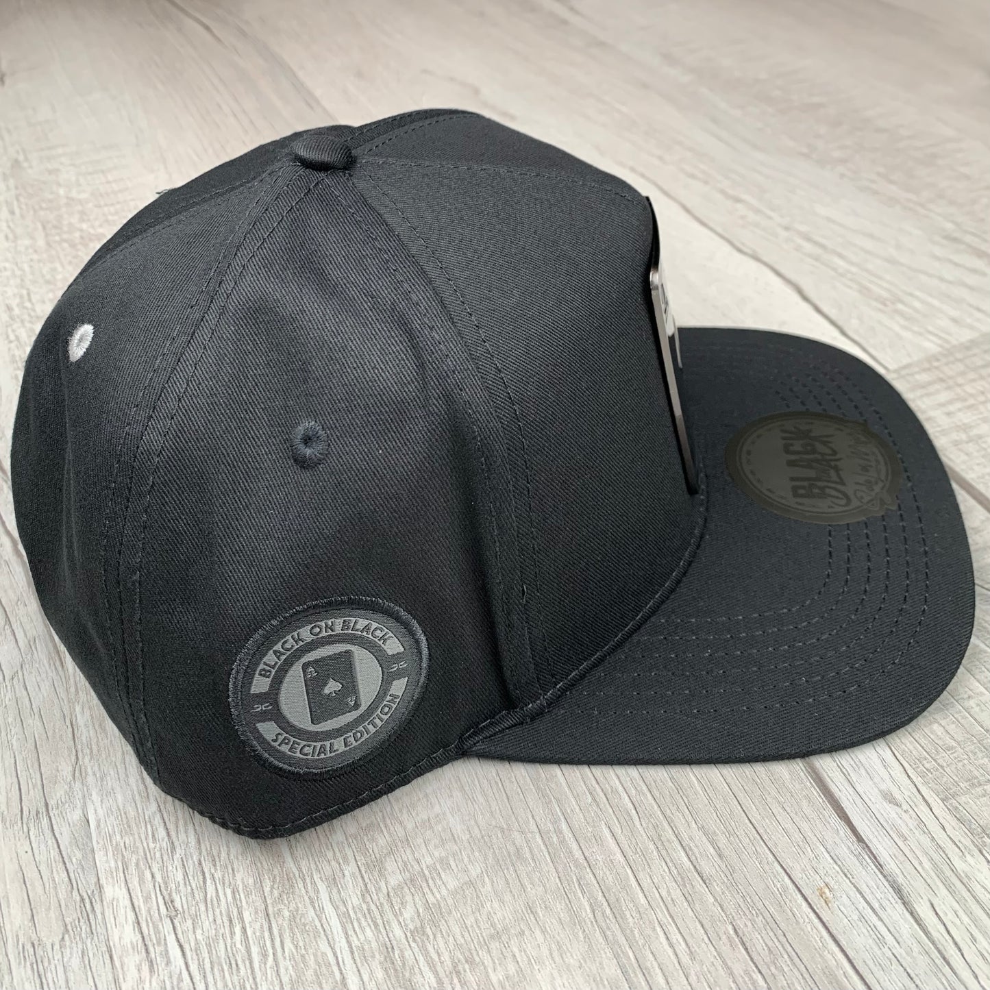 Black on Black Ace Spades Cap