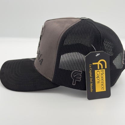 Brown Charreria Mesh Cap