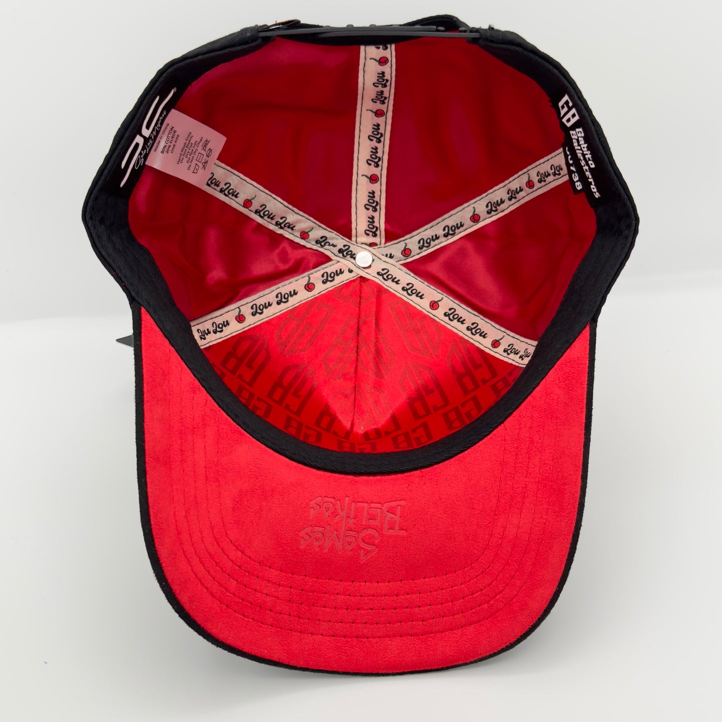 Black/Red Cherry Cap