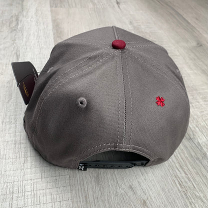 Burgundy Clover Cap