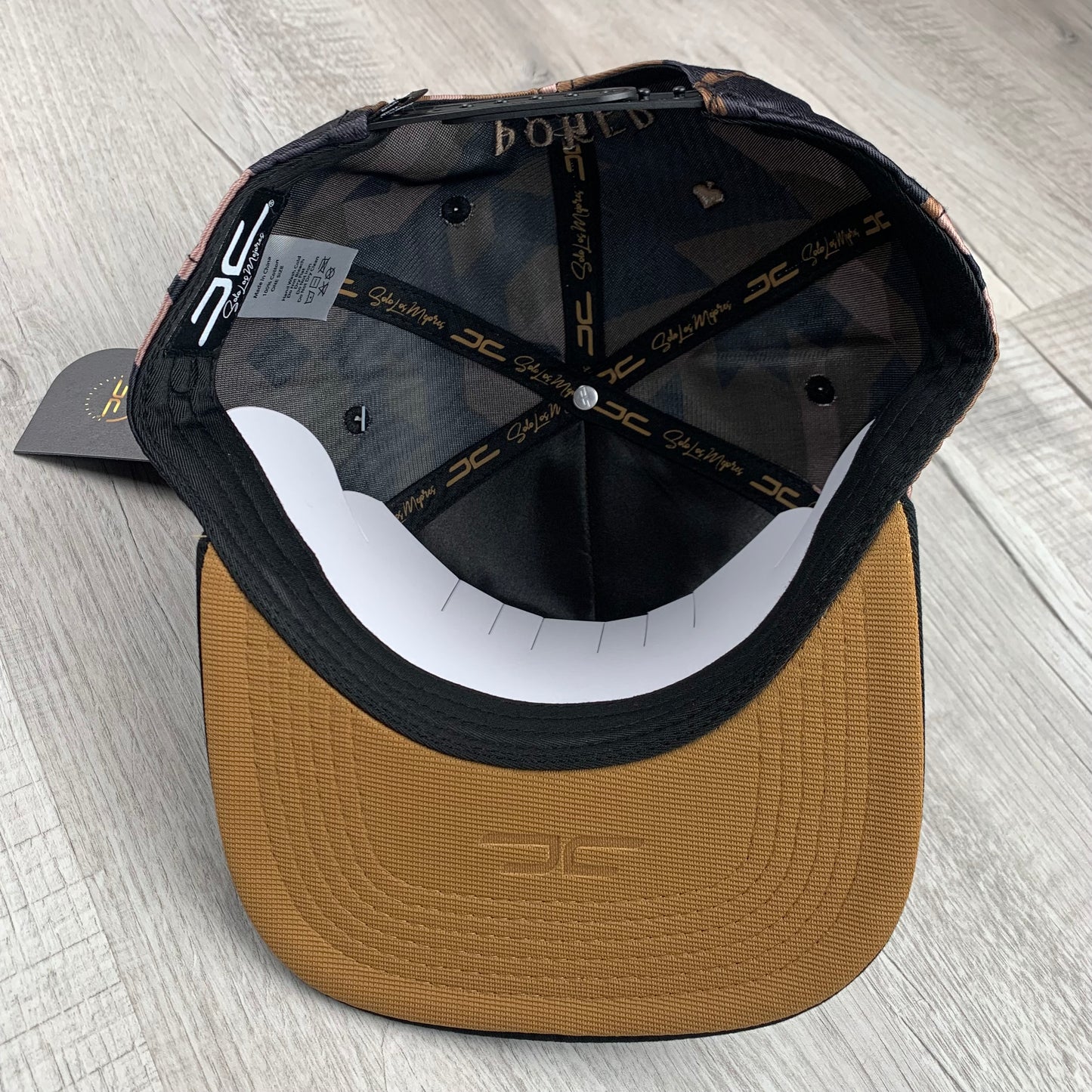 Brown Camo Poker Cap