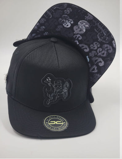 Black/Gray Monopoly Cap