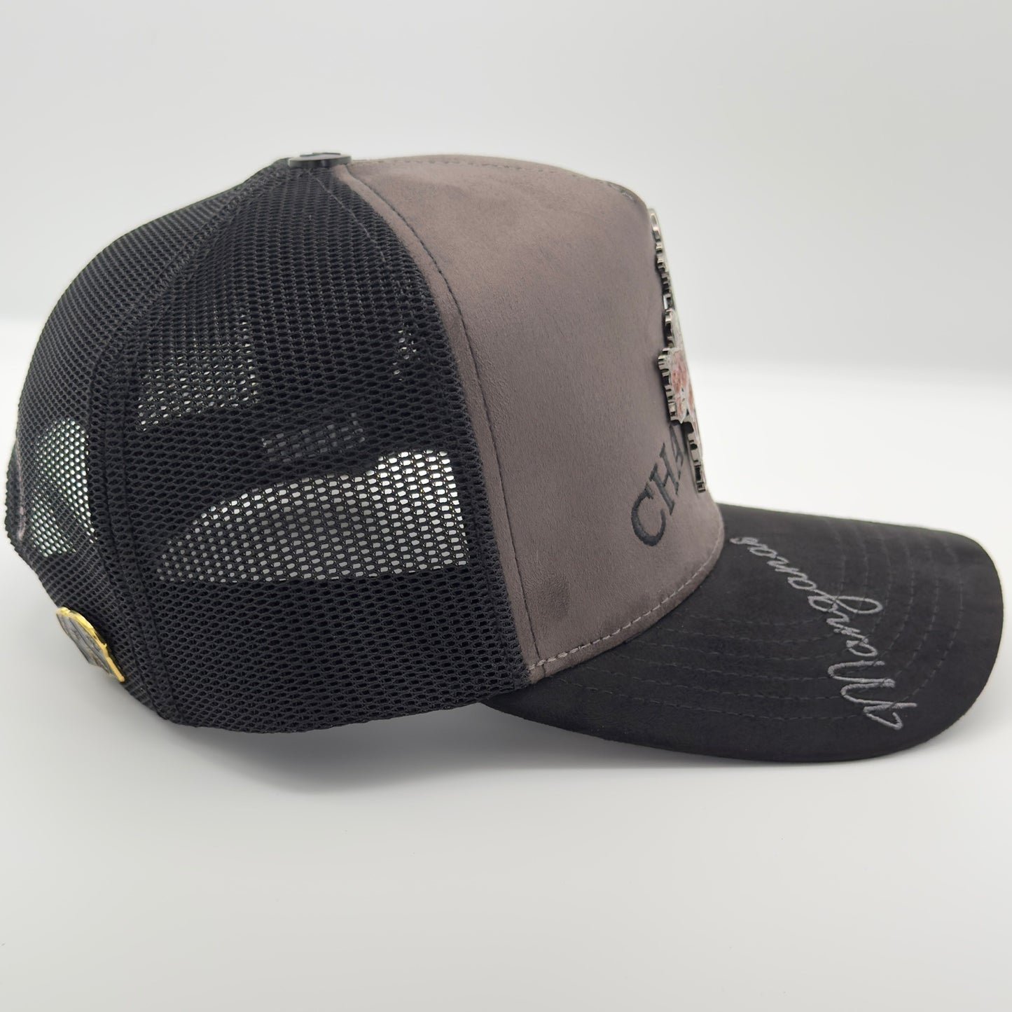 Brown Charreria Mesh Cap