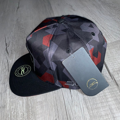 Gorra Barraja Gris/Roja