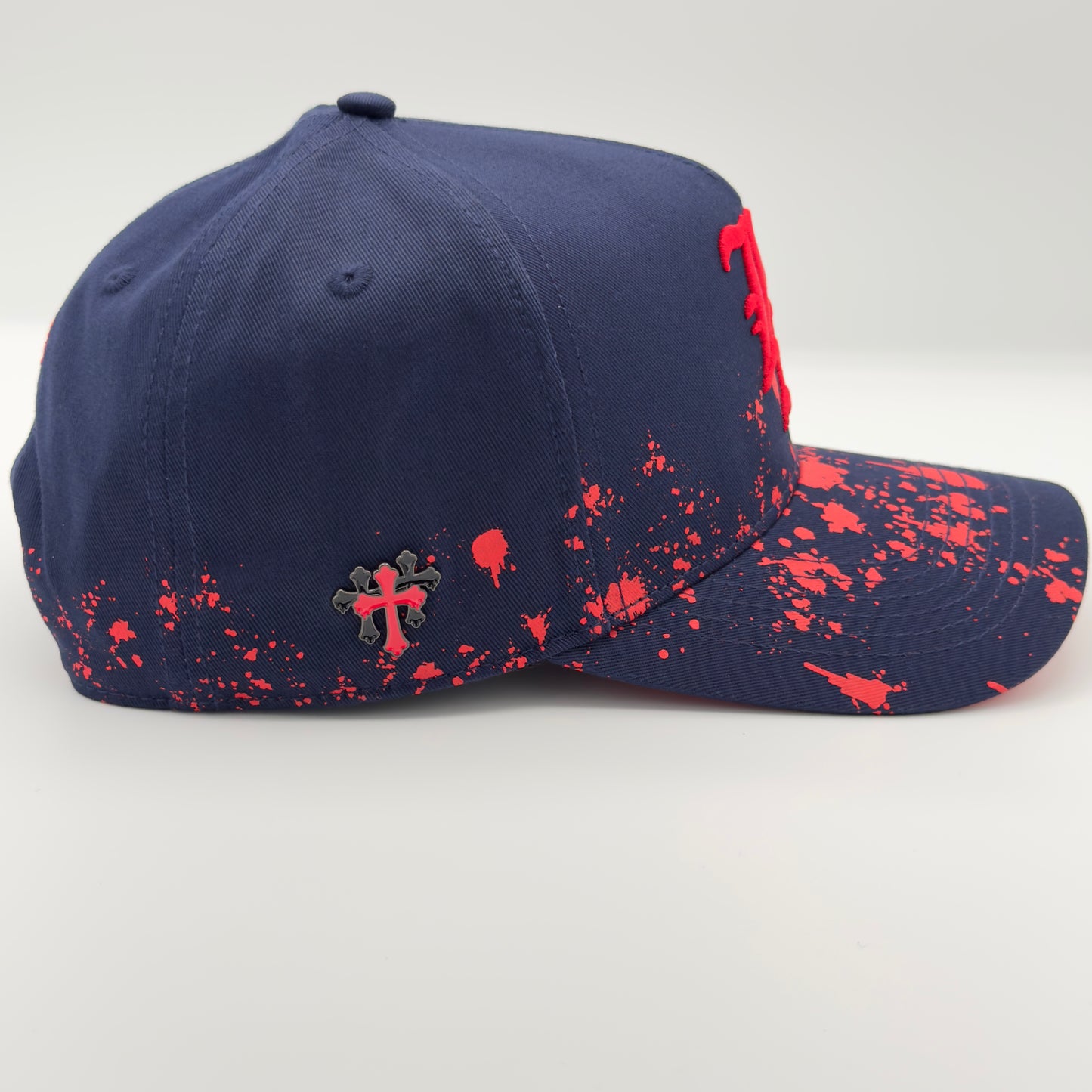 Blue/Red LA Flat Cap