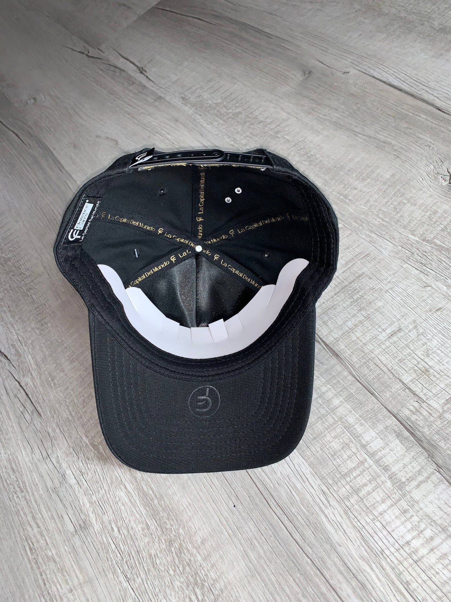 Black Golden Rooster Curved Cap