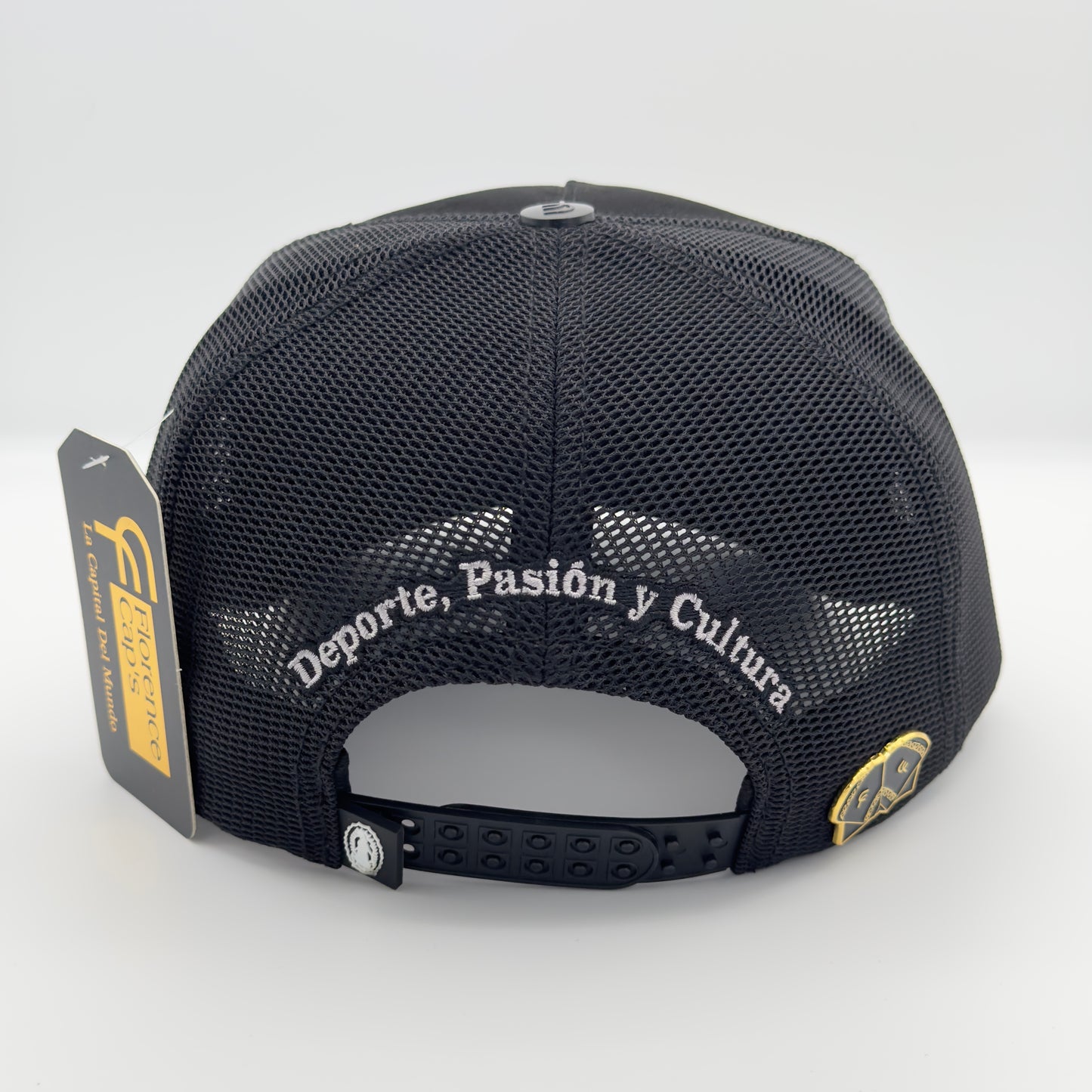 Black Charreria Mesh Cap