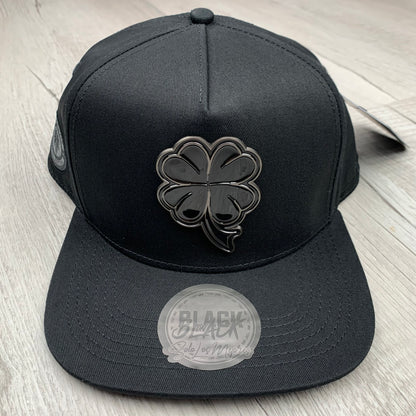 Black on Black Clover Cap