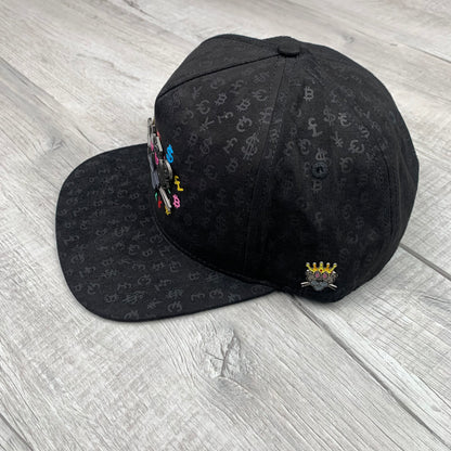 Black Print Panther Cap