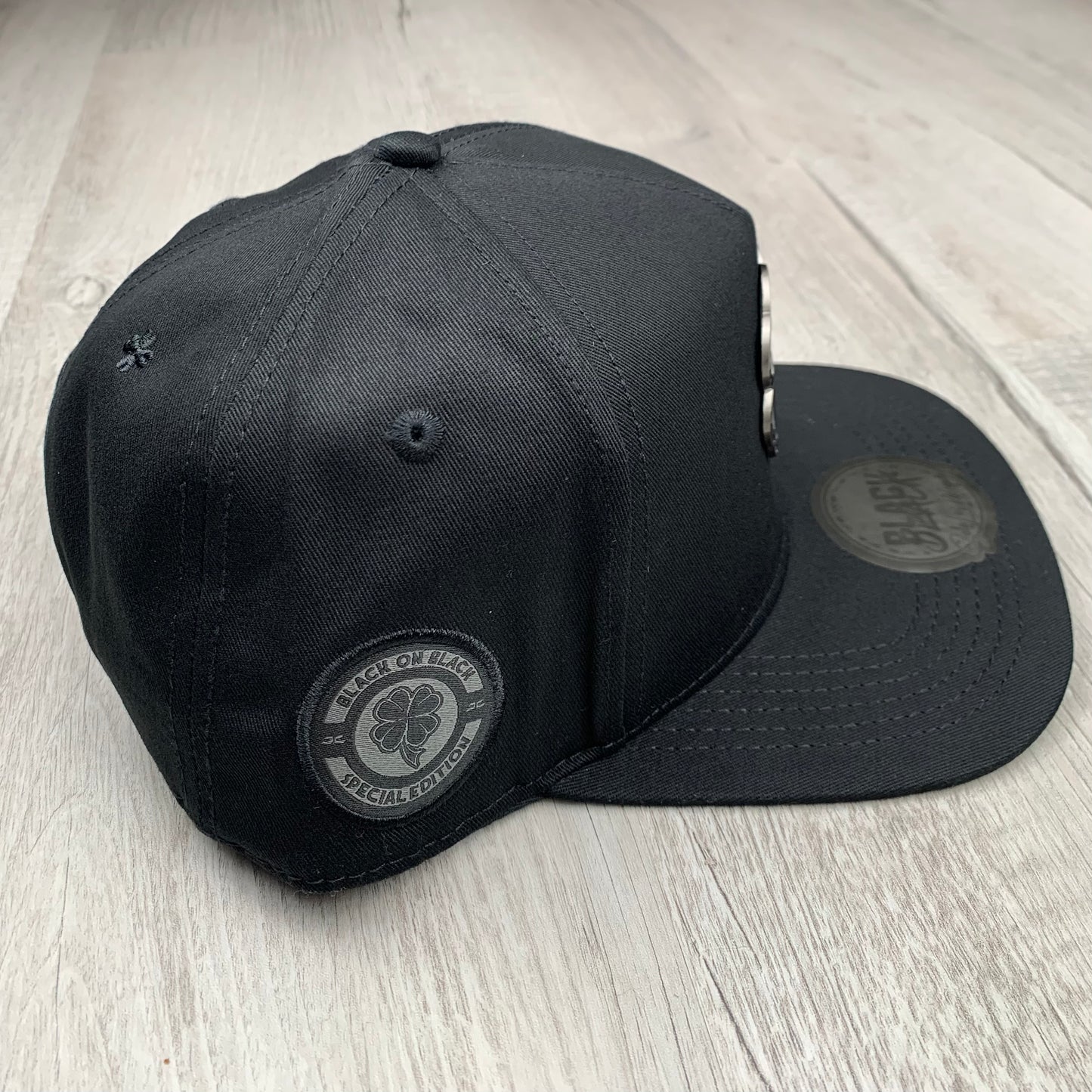 Black on Black Clover Cap