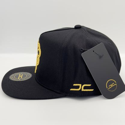 Black/Gold Clover Cap