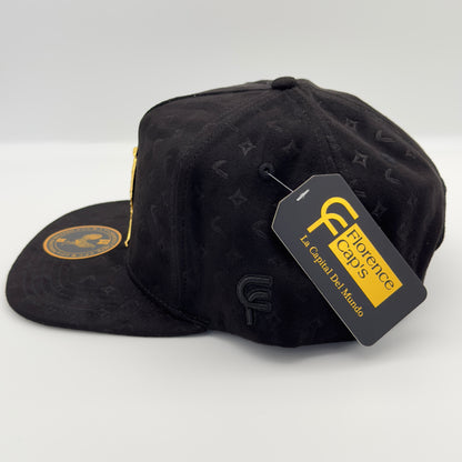 Deluxe Edition Black Golden Rooster Flat Cap