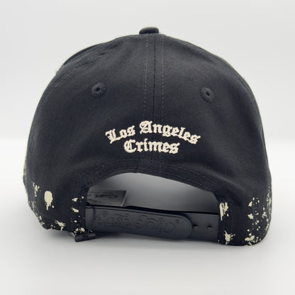 Black/White LA Curved Cap