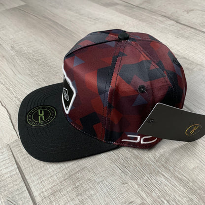 Red Camo Poker Cap